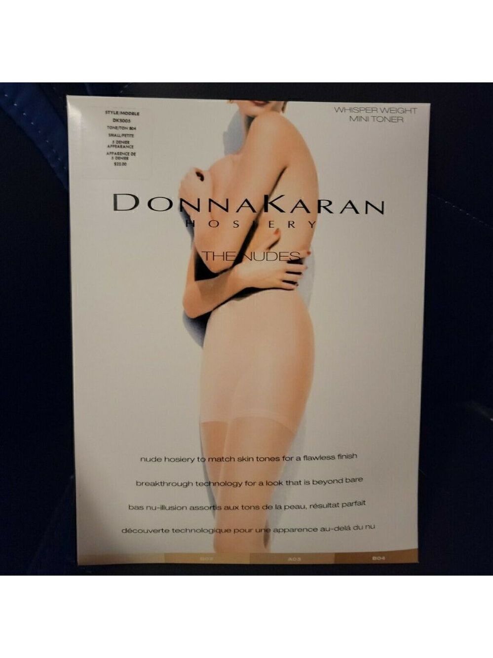 5 Pairs Of Donna Karan Stockings Sz Small  Nude New Pantyhose